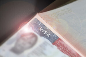 A visitor needs a valid US visa to present to the CBP officer